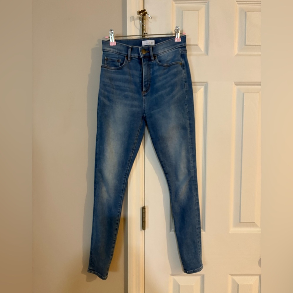 LOFT High Rise Denim Jean Leggings